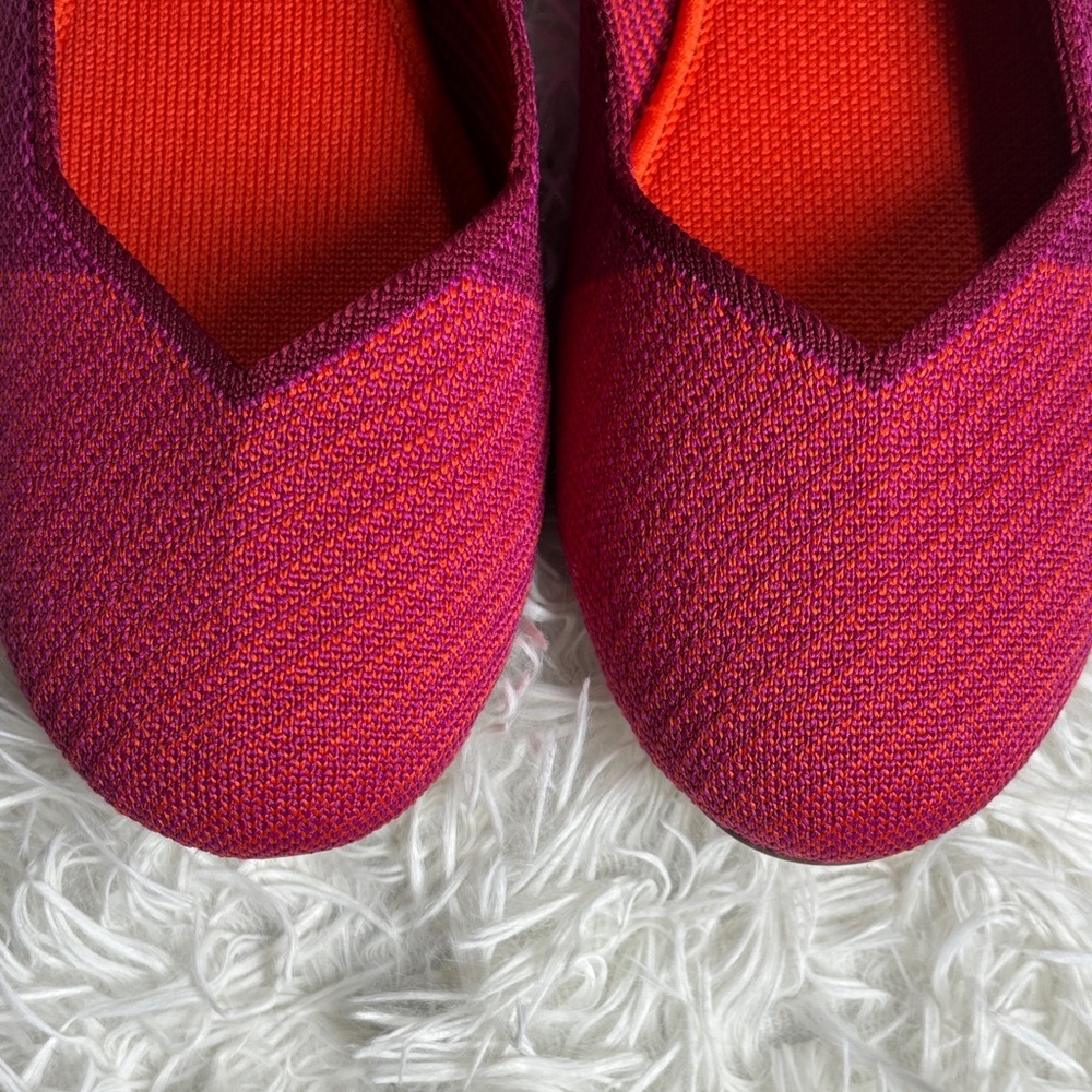 Rothy’s Women's The Flat in Pomegranate Pop in Pink - Picture 6 of 8